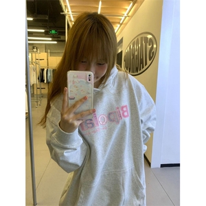 5338-P50原版做工#贴布刺绣休闲连帽卫衣薄款/加绒图片