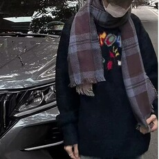 秋冬美式复古慵懒风圆领套头仿貂毛小众情侣毛衣男针织衫外套上衣，男装针织衫/毛衣，星座601-1