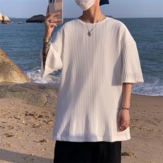 美式高级感t恤男ins潮流男装设计高街短袖潮牌半袖T0177-P28，男装T恤，星座308B-1