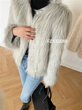 【现货】防皮草外套，女装皮草，F/TU