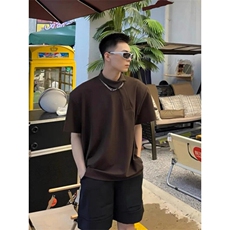 设计感斜领Polo翻领短袖ZC0112-特批35，男装衬衫，星座313A(原308A-2)