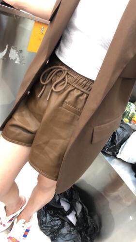 PU皮抽绳短裤前贴标口袋，其它，DCXY 超越