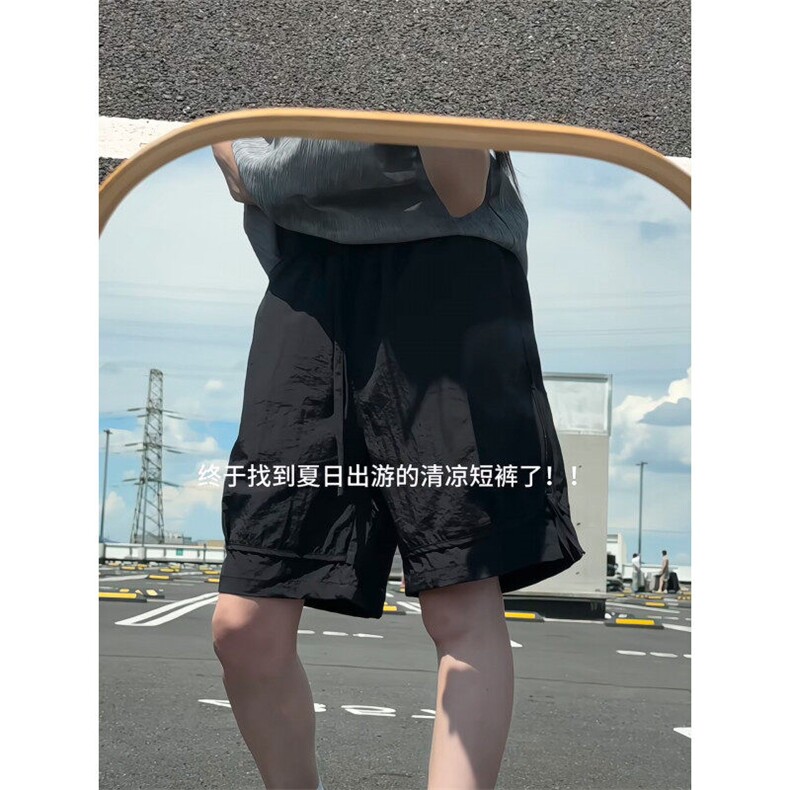 XZ809A/KKD01/P55/控68宽松设计感拉链休闲速干短裤,男装牛仔裤,星座809A(原222-1)