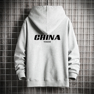KS21001-P38 加绒款-P43 连帽开衫卫衣男运动外套大码班服 网格图片