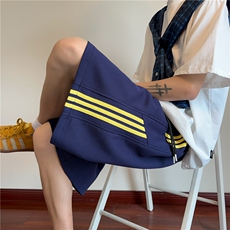 藏青黄条