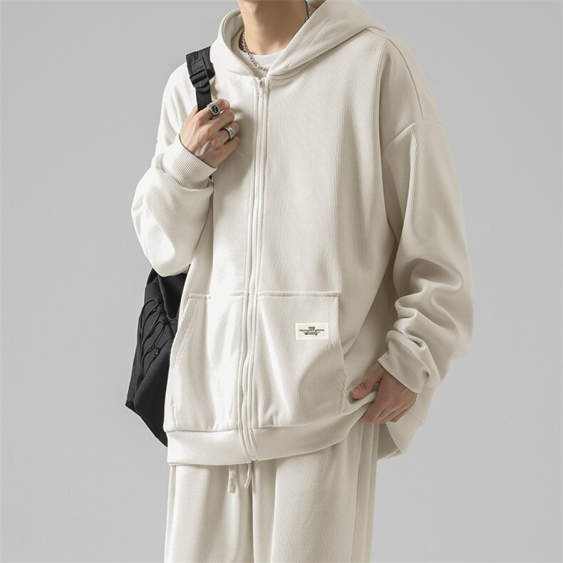 加绒加厚休闲百搭垂顺宽松套装KW808-常规特批131加绒特批151,男装休闲套装,星座718