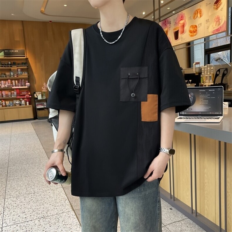 25167-特P40夏季休闲时尚T恤男短袖打底衫青少年潮牌印花T恤,男装T恤,电商D310B