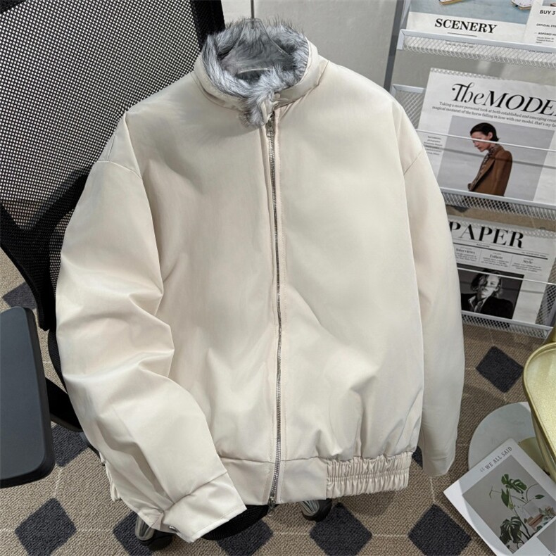 美式复古座山雕派克棉服外套男女冬季毛领连帽短款情侣棉衣,男装棉衣,星座506A