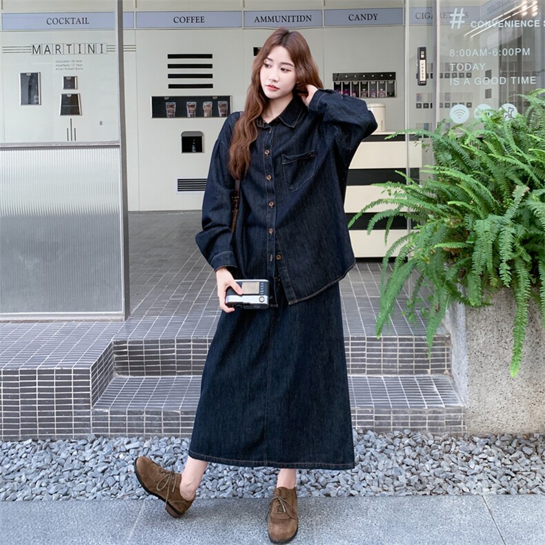 牛仔两件套2C198-6503-P165K248,女装套装/套裙,2C198