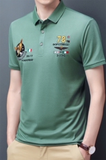 夏季新款男士翻领短袖t恤中年有领男装上衣服休闲POLO衫，男装T恤，电商B212（原钱塘6029）