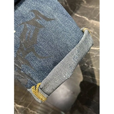 1506-1/KFK62391/P57裤子潮牌潮流复古怀旧破洞老爹哈伦牛仔裤男，男装牛仔裤，星座1506-1