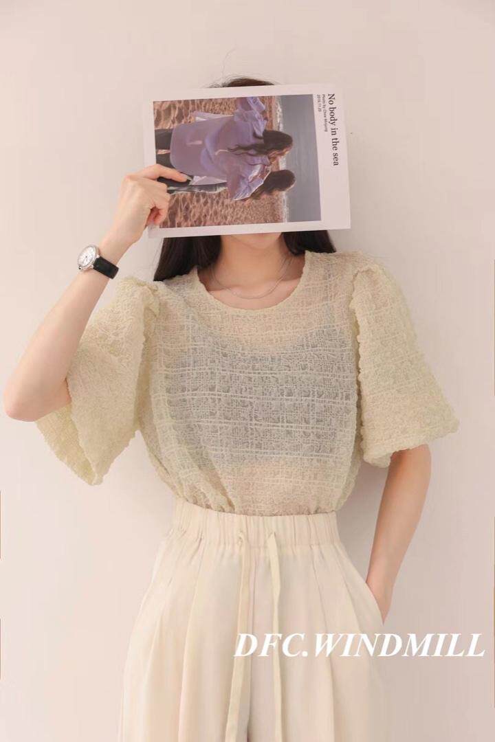 夏季新款泡泡短袖，其它，后来伽