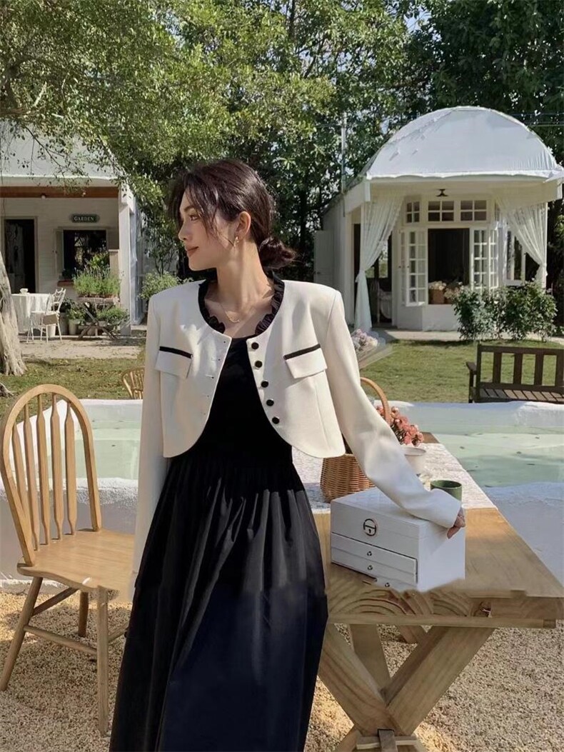 2023现货套装小香连衣裙，女装职业装，泰靡(2F)