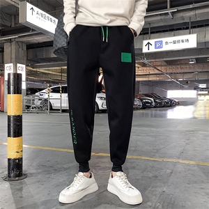 社会精神小伙春秋加绒卫裤运动束脚男裤DS-B249-KK93-P58-加绒P68图片