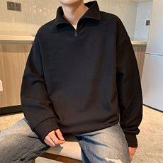 秋季半开衫卫衣男潮流时尚休闲卫衣打底衫WY750-P40，男装T恤，星座210-1