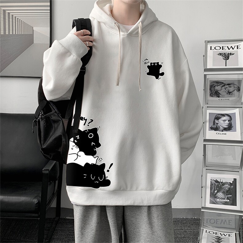 连帽卫衣男大码胖子帽衫大号运动服WY2462-P35图片