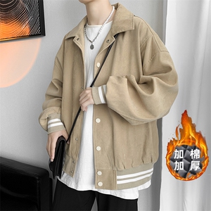 美式棒球服翻领夹克外套 加棉P115 控138 常规P105 控128图片
