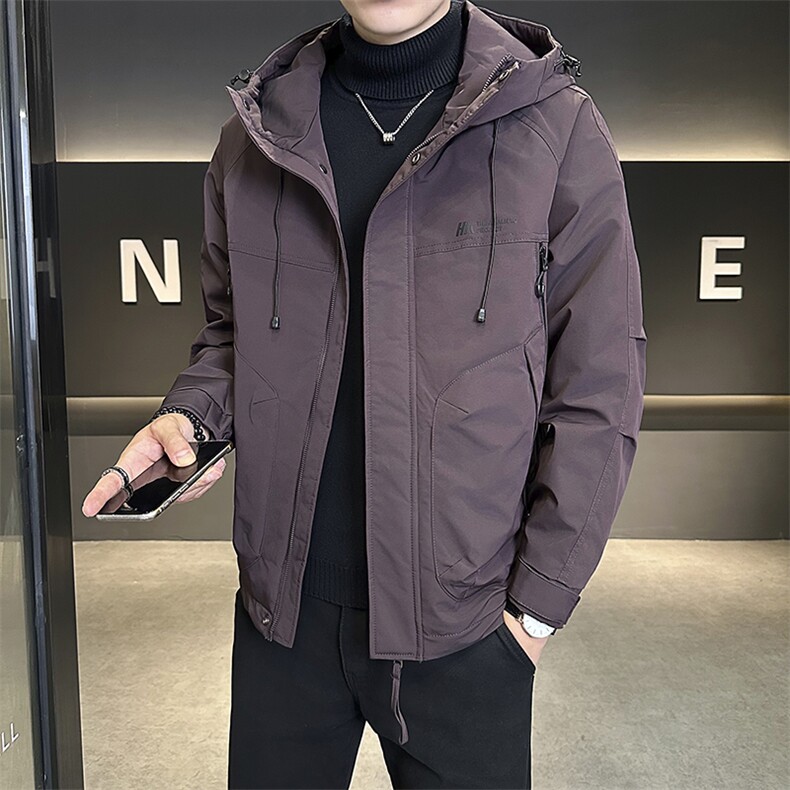 C13-P128秋冬夹棉绣花连帽棉衣冲锋夹克外套,男装夹克,星座703-1