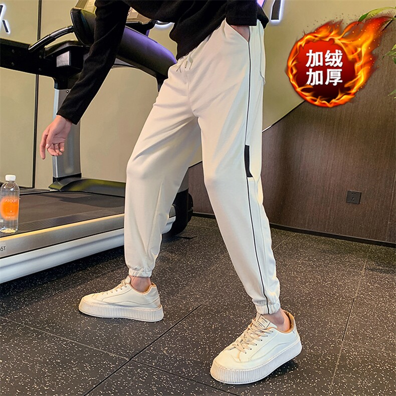 309A-2JR3212-P75常规P65韩版社会小伙束脚休闲裤男士店主风卫裤,男装休闲裤,星座313B-2(原星座309A-2)