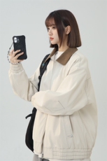 2025春休闲痞帅工装翻领夹克潮流外套得物二开XZ301b-2-JK2585P78，男装夹克，星座301B-2（原A443-1）