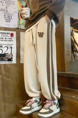供抖音现货主推加绒加厚阔腿裤子男X416B-1-KLJ309-特P55限78，男装卫衣，星座416B-1