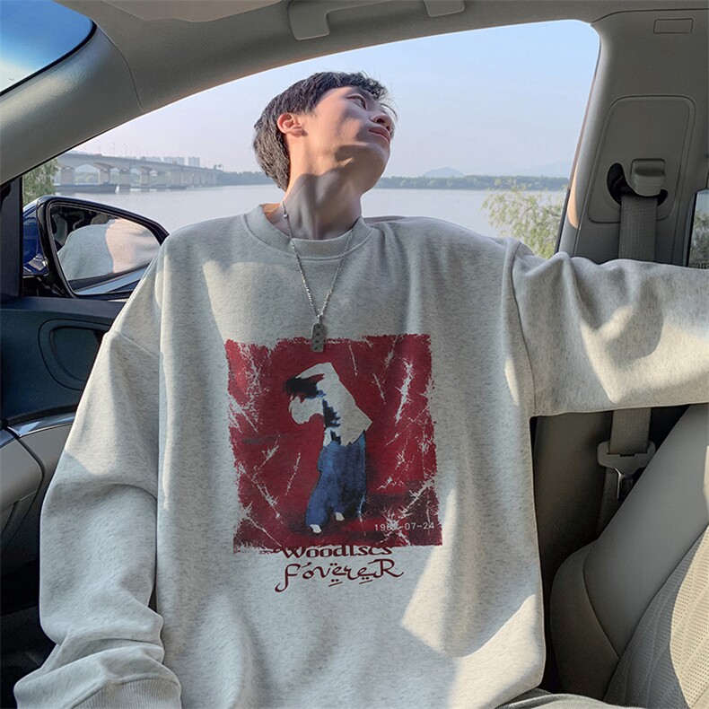 抖音得物供货可提供视频2024秋冬新款重磅美式卫衣DY5733,男装卫衣,电商A486