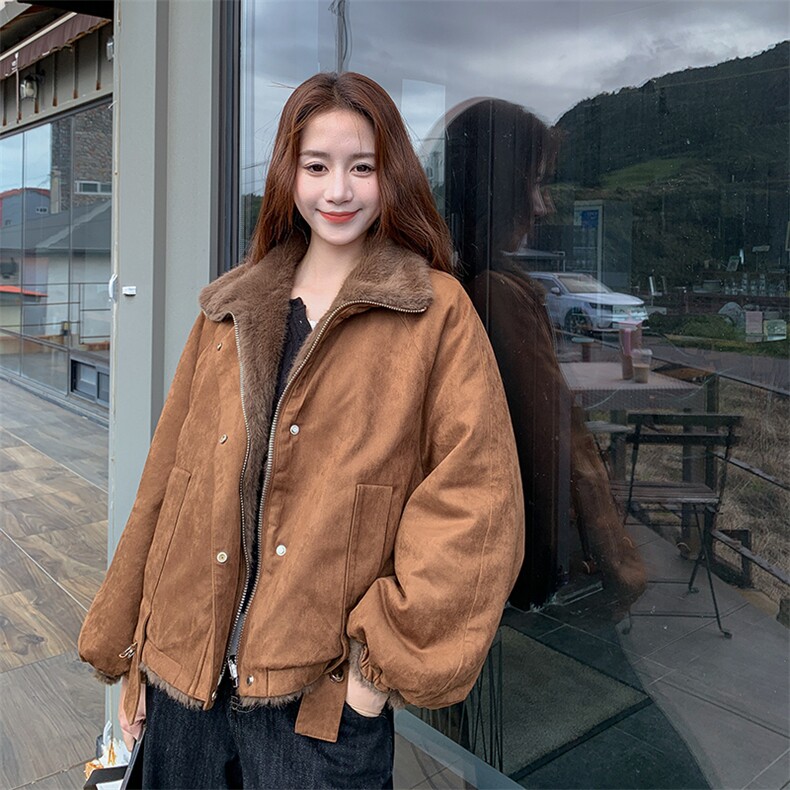 xian货205冬款两面可穿皮毛一体B109-9875-215-298,女装短外套,2B109