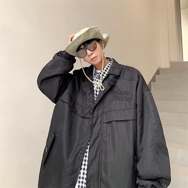 青春流行男春季夹克文艺潮外套S660P65图片