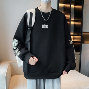 卫衣春季新款印花青少年套头男潮流学生休闲宽松WY822-P53