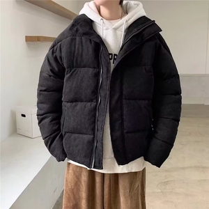 加绒加厚冬款男立领棉衣灯芯绒棉袄休闲外套MA88 P55图片
