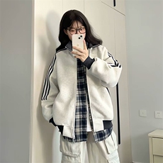 抖音得物高品质美式高街重磅结构设计拼接织带立领卫衣外套CM42，男装卫衣，电商A486