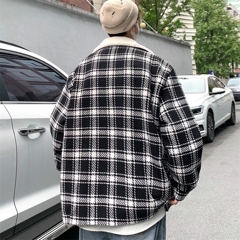冬羊羔绒加厚棉服男宽松羊羔毛外套情侣棉衣M6512P120控158起,男装棉衣,电商A157