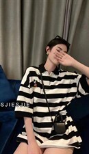 短袖条纹polo衫米奇，其它，玉米青豆