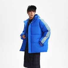 冬季潮流条纹五防立领加绒加厚棉衣情侣撞色棉服外套MY8899-p78，男装棉衣，星座610B-1
