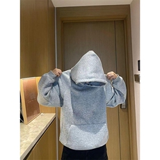 抖音得物品质26春装美式高街曼巴棉古铜两粒扣连帽卫衣外套XS066，女装短外套，电商A486-1