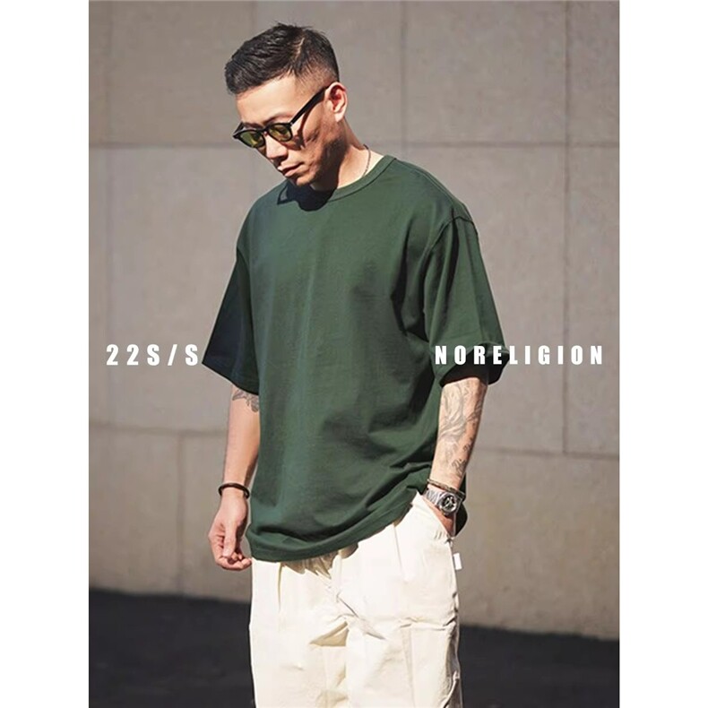 240克白色t恤男打底衫短袖衣服男士上衣男生圆领纯棉体恤网图,男装T恤,星座410-6（原星座1304-1）