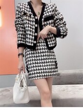 秋装套装小香，女装职业装，贻思茗