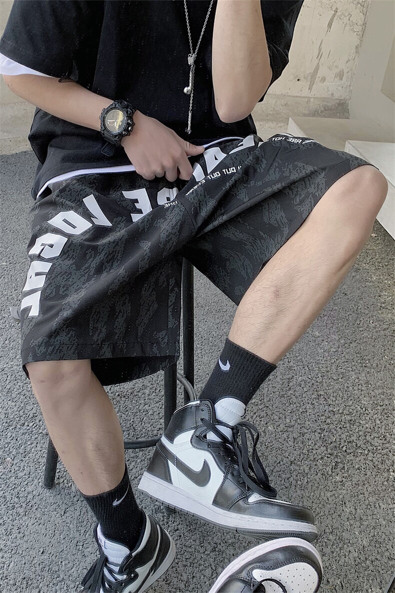 特P33无差价新款潮流时尚夏季百搭短裤-HK7332港风,男装牛仔裤,电商A003