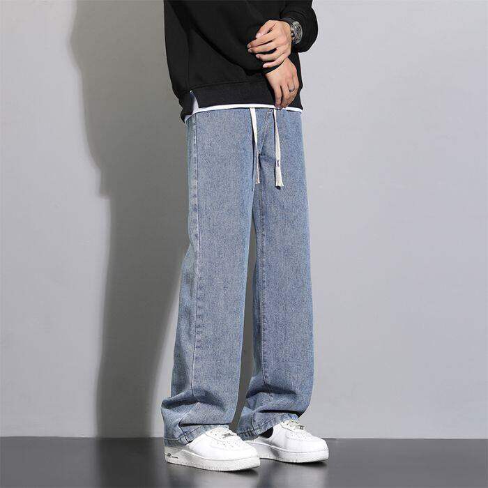 2025年夏季新款直筒阔腿休闲牛仔裤S-3XL-808-P45,男装牛仔裤,星座417-1（原电商B245）