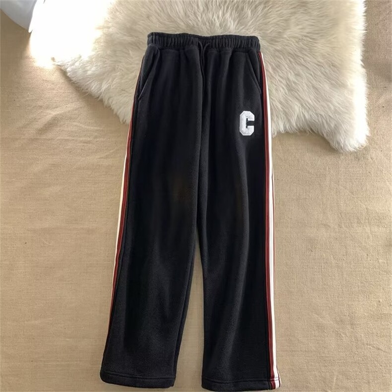 男秋季新款港风摇粒绒休闲裤G40P38,男装休闲裤,星座1116-2