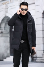 冬季新款羽绒服男士连帽羽绒休闲外套中长款男大衣KCN3031-5-P315，男装羽绒服，电商B212（原钱塘6029）