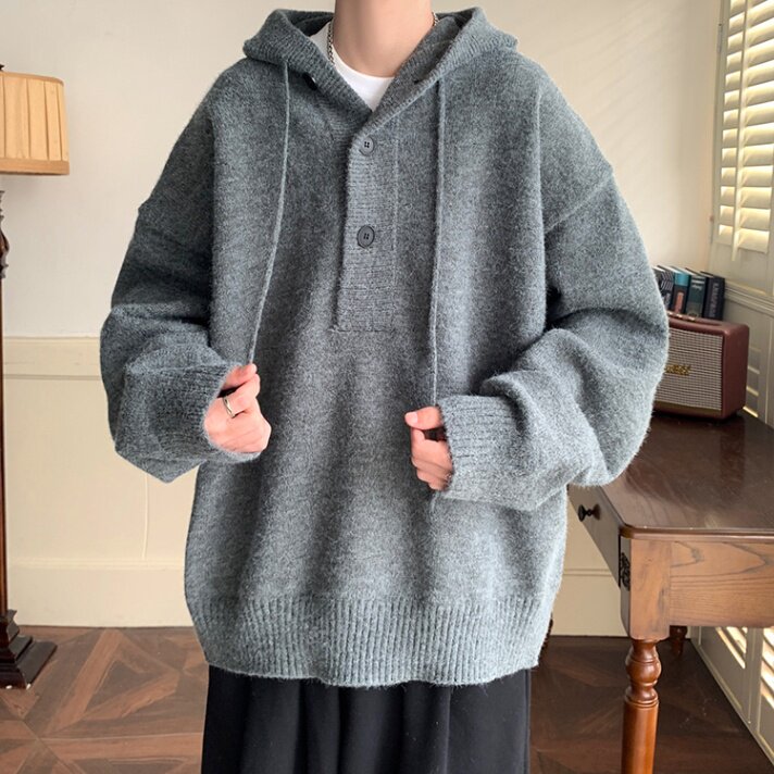 秋冬高品质原版质量得物抖音连帽针织衫毛衣,男装针织衫/毛衣,星座410-6（原星座1304-1）