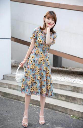 女人味十足连衣裙，女装连衣裙，英利伊人