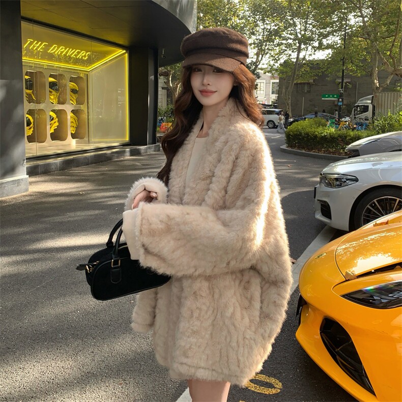 2C232-8698湖羊毛仿皮草皮毛一体8698-P210-K298,女装毛呢外套,2C232