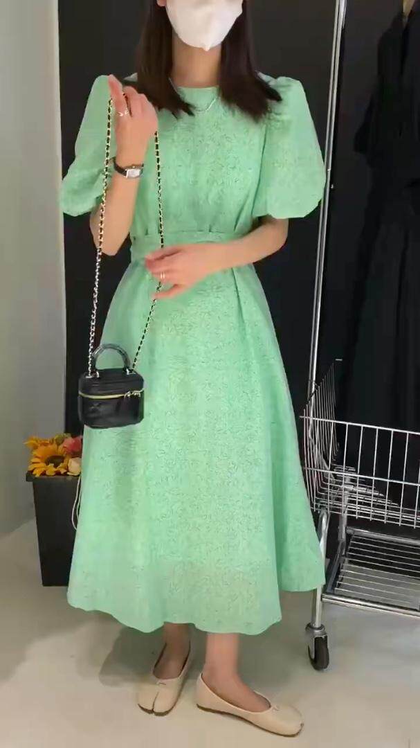 系腰带显瘦连衣裙，女装连衣裙，欧妮卡蒂蔓