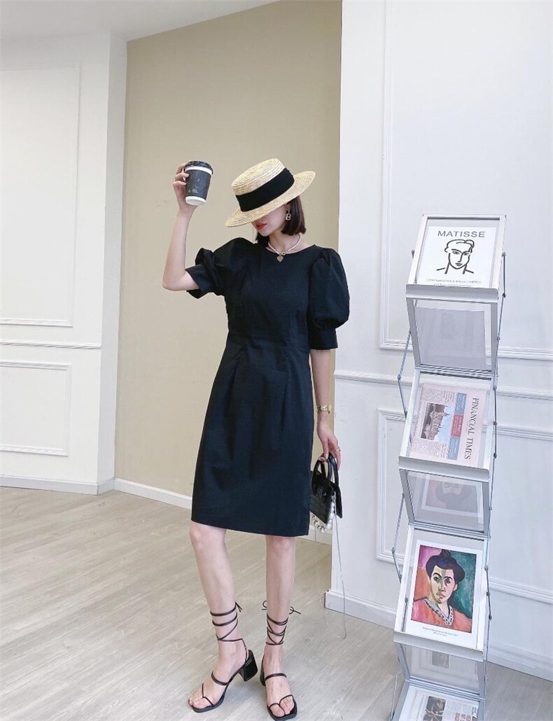 现货夏装气质款连衣裙，女装连衣裙，MZ 慕姿