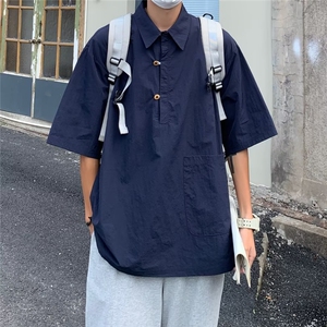 青春流行文艺纯色五分袖潮流新款MC32P35图片