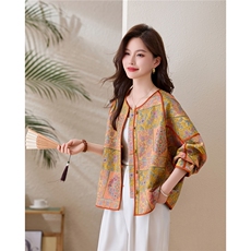 【现货！！！】高级感真丝宋锦外套女式新中式，女装短外套，素月