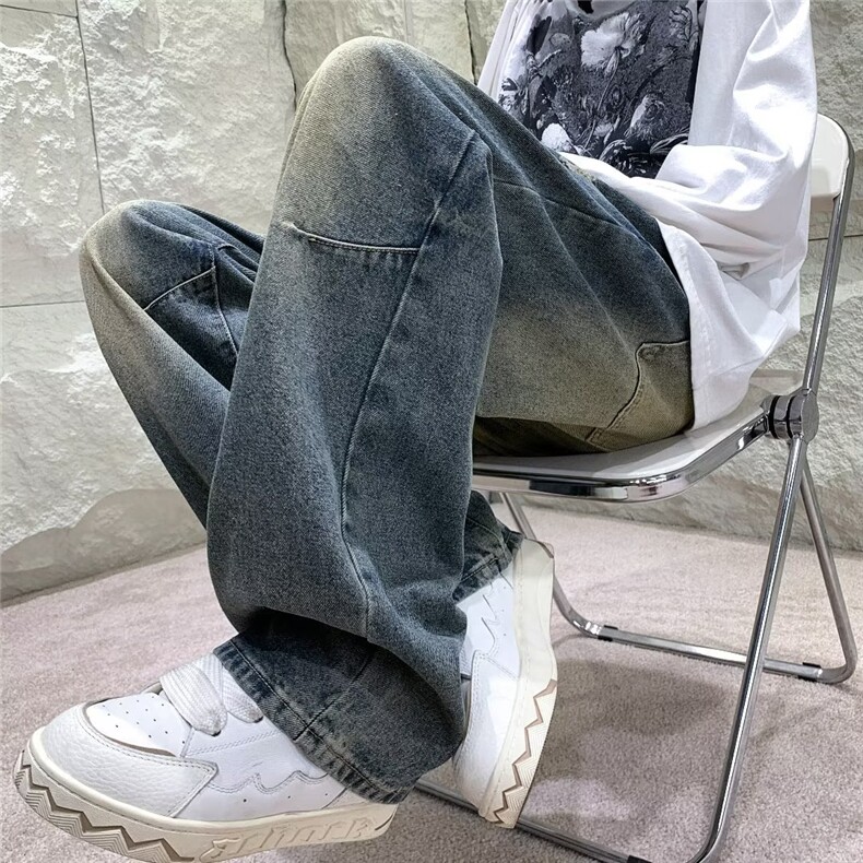 美式牛仔裤男款秋季长裤潮Y9064P43,男装牛仔裤,星座1116-2