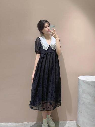 现货娃娃领连衣裙大货，女装连衣裙，嘉乐馨秀(8F)